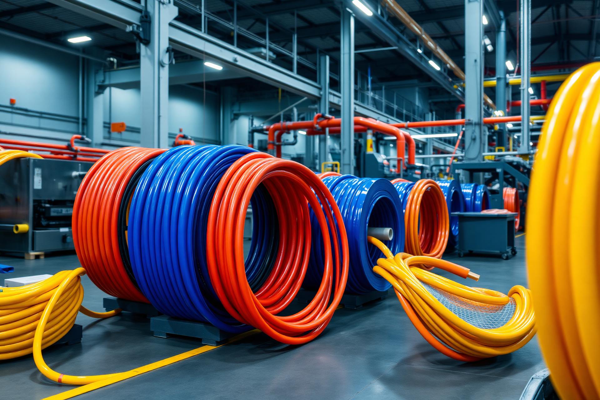 Corvin Polytech pneumatic PU tube manufacturing facility in Surat, Gujarat